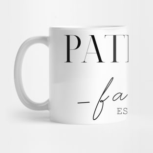 Patricia Family EST. 2020, Surname, Patricia Mug